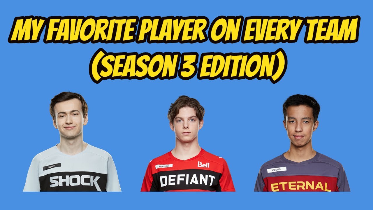 My Favorite Player On Every Overwatch League Team 2020 Edition