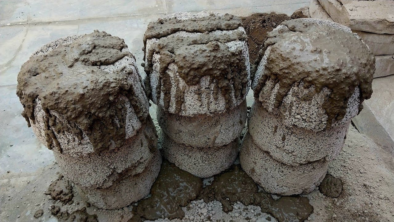 Gritty Cement Dry Floor Crumbling|ASMR