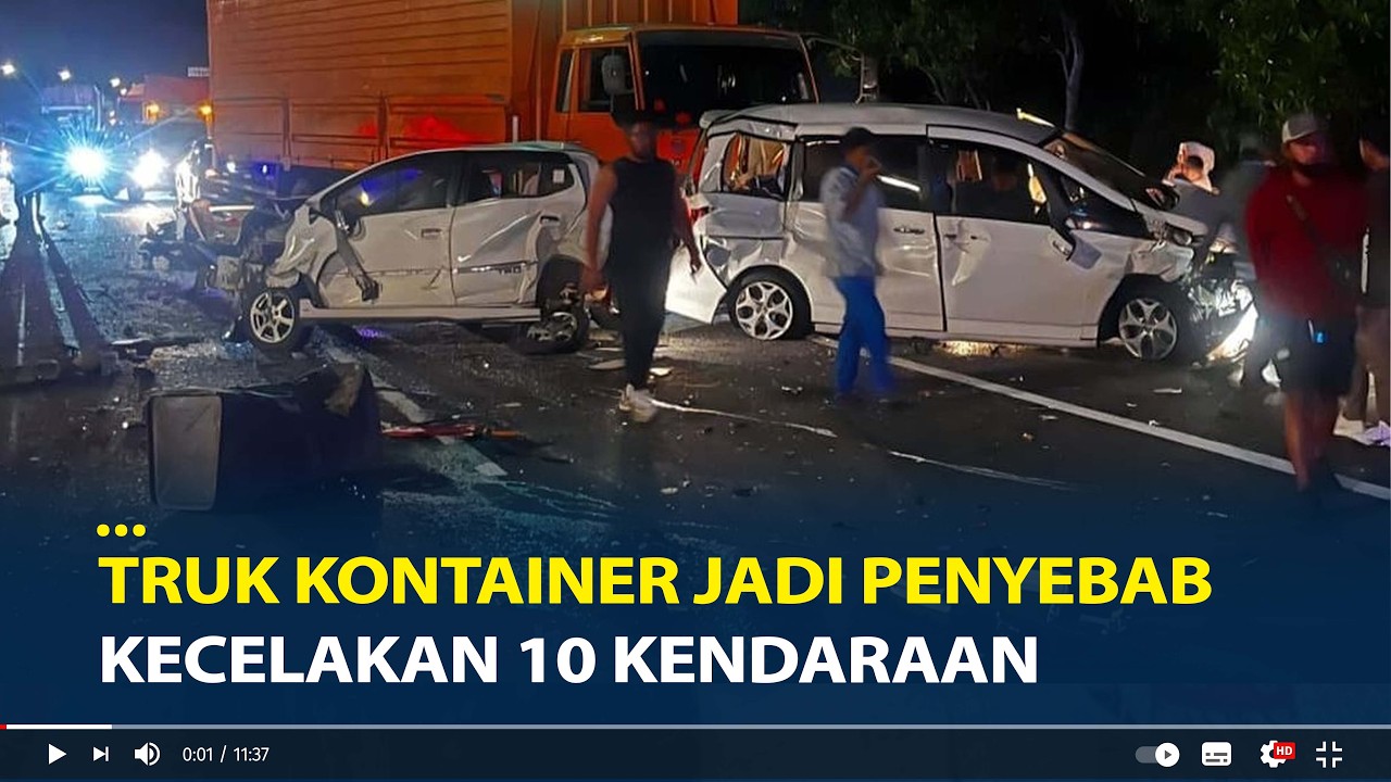 Kronologi Truk Kontainer Jadi Penyebab Kecelakan 10 Kendaraan di Tol Cipularang, 2 Orang Tewas