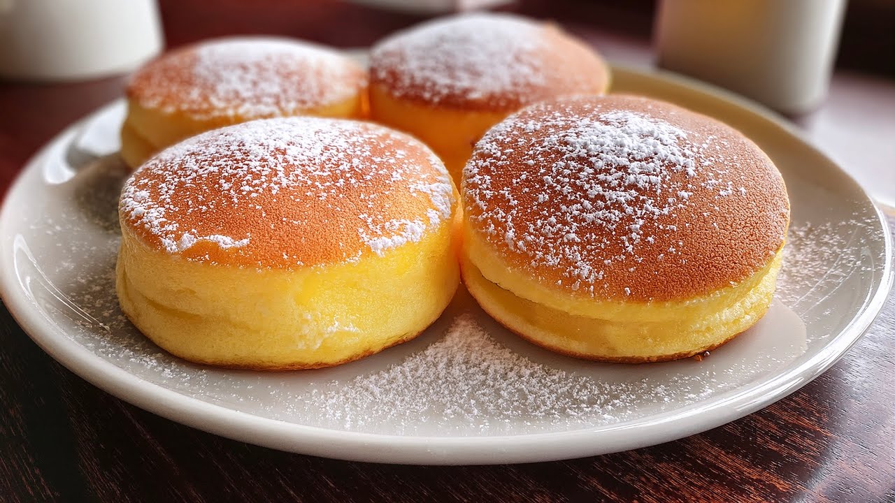 You've never had such a delicious breakfast before! Japanese souffl&eacute; pancakes with just 2 eggs!