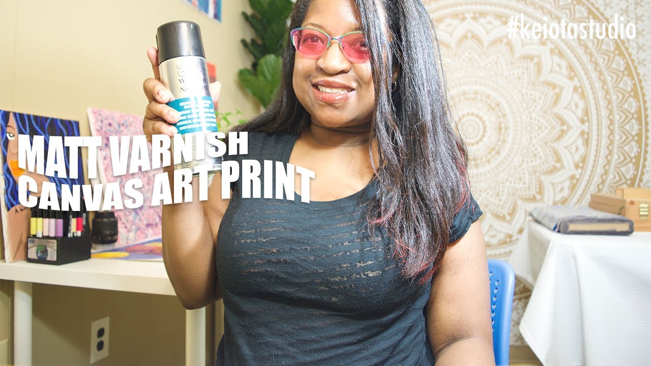 🖌️ HOW TO USE MATT VARNISH SPRAY On An Oversized Canvas Art Print?