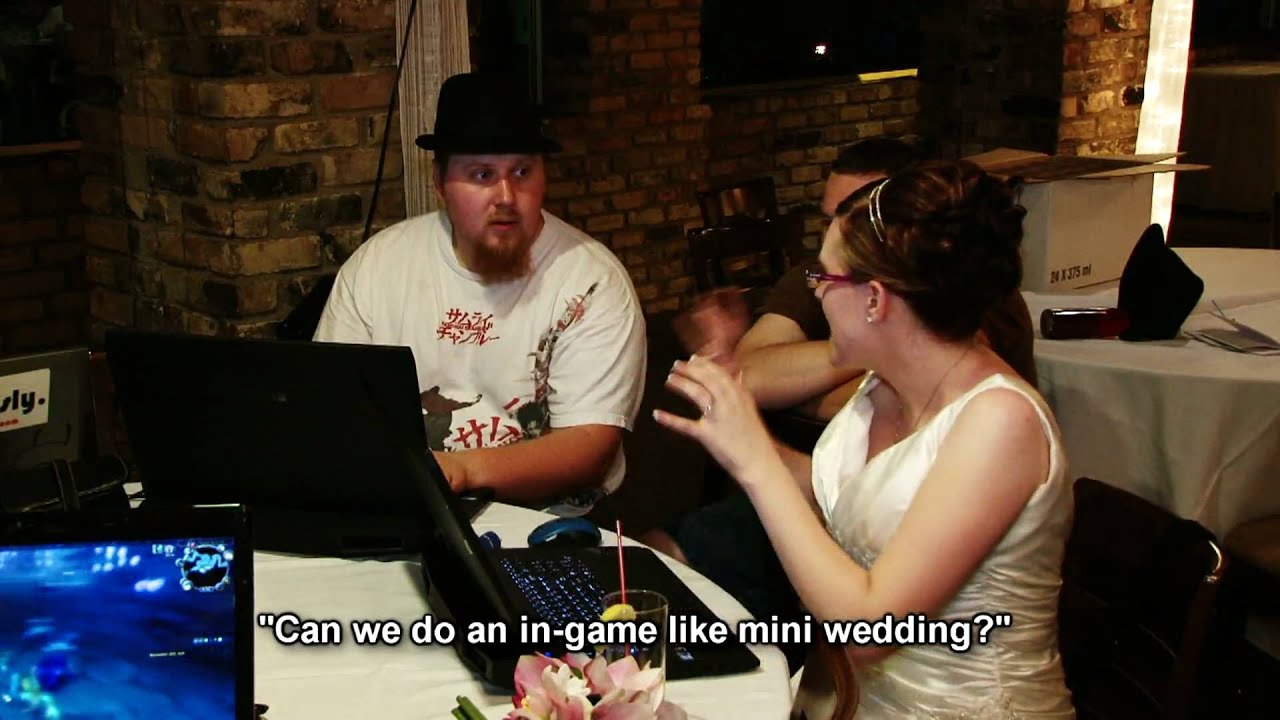 Bride and Groom host World of Warcraft LAN party at their reception
