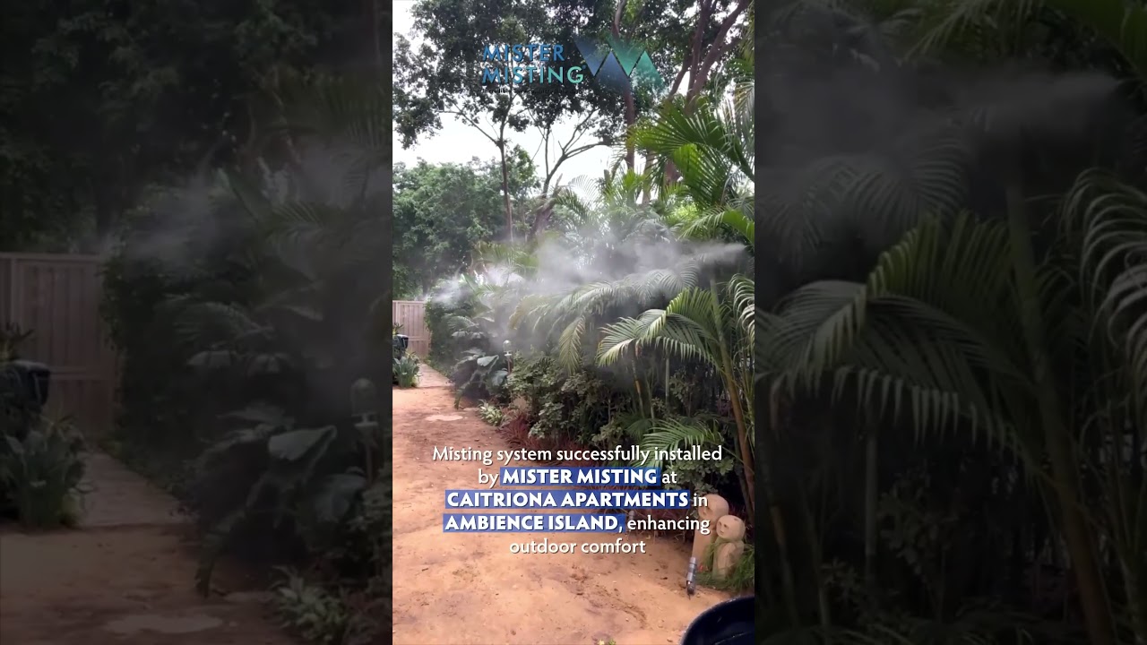Misting System Installed at Caitriona Apartments | Mister Misting | Outdoor Cooling Solution