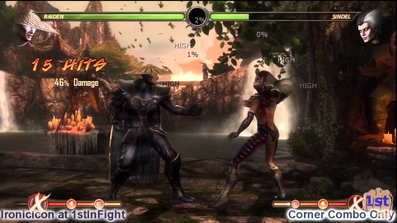 Mortal Kombat 9 Raiden Combos Raiden MK9 Tutorial