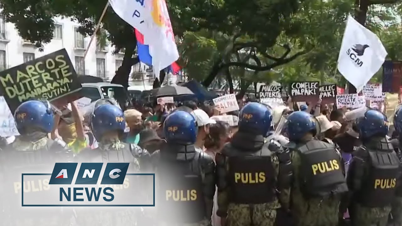 Protests erupt outside of Comelec's main office over election results | ANC