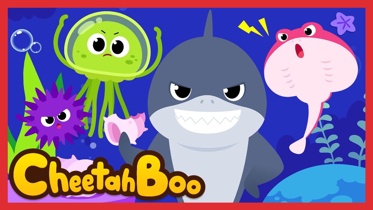 Hewan laut berbahaya! 🌊🦈 | Lagu anak indonesia | Lagu Anak | #Cheetahboo