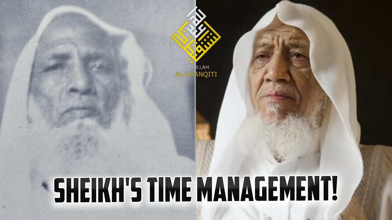 Sheikh's time management! - Sheikh Abdullah ash-Shanqiti