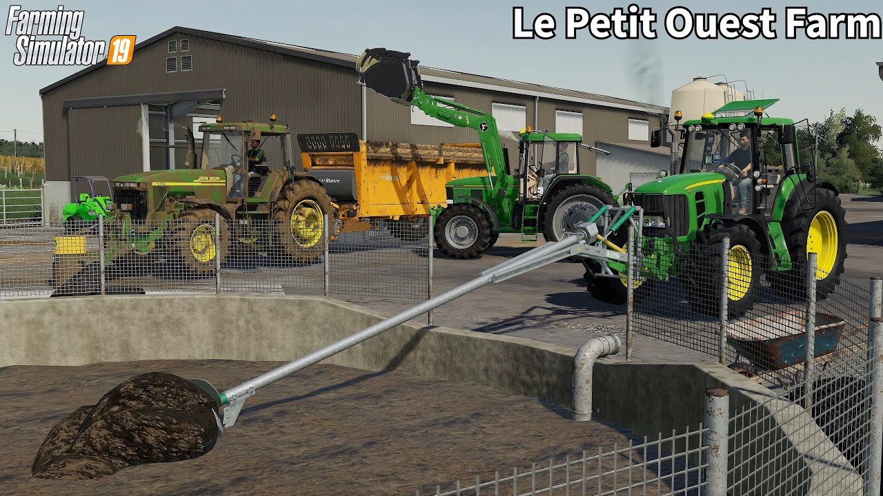 Spreading Manure & Slurry, Feeding Animals │Le Petit Ouest│FS 19│Timelapse#17