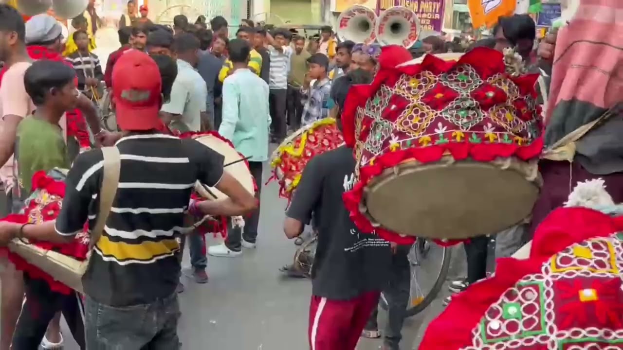 7 star Dhol Tasha 🆚 Jay hind dhol tasa.  Nabadwip Saraswati Puja 2026