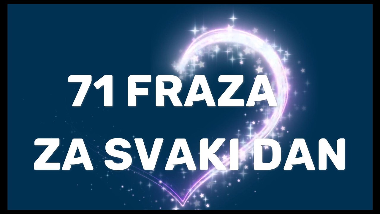71 FRAZA ZA DANAS (12.3.2026) - KOLIKO NJIH ZNATE DA PREVEDETE NA NEMAČKI?