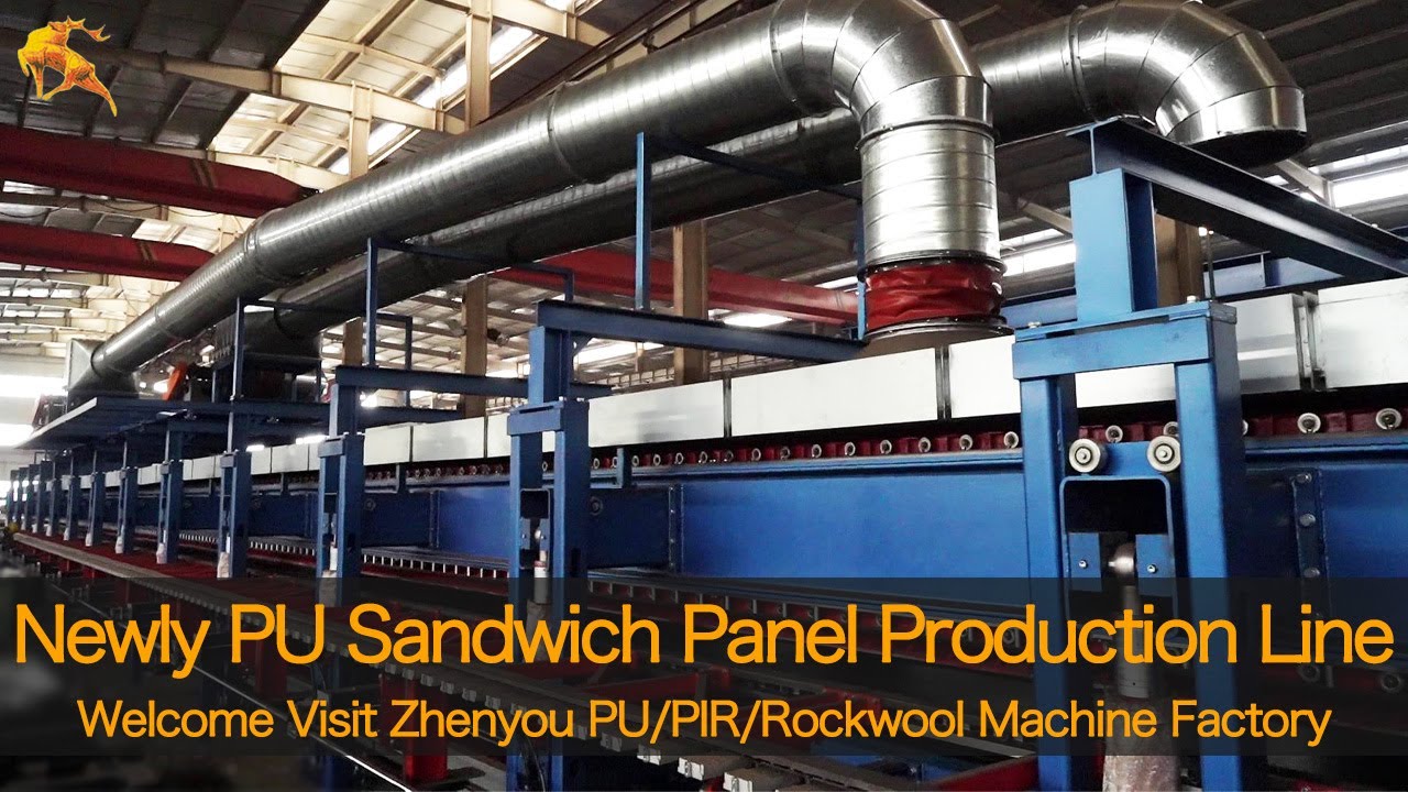 Newly PU/PIR/EPS Sandwich Panel Production Line Finished