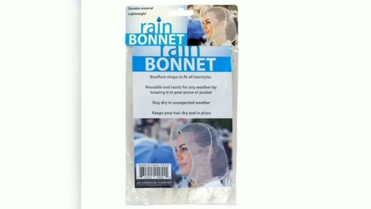 Wholesale Case Of Bouffant Style Rain Bonnet Bouffant Style Rain Bonnet by www.closeoutlot.com