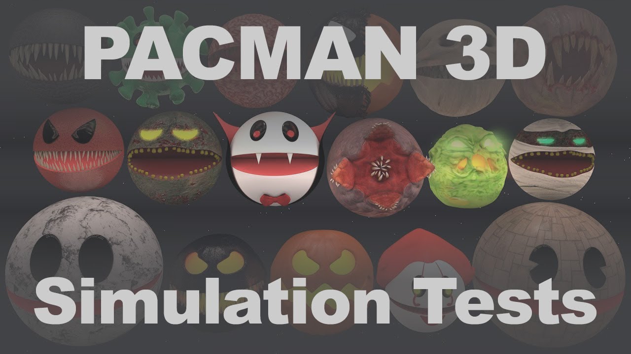 PACMAN 3D &ndash; Multi-Variant Character Animation States | C4D