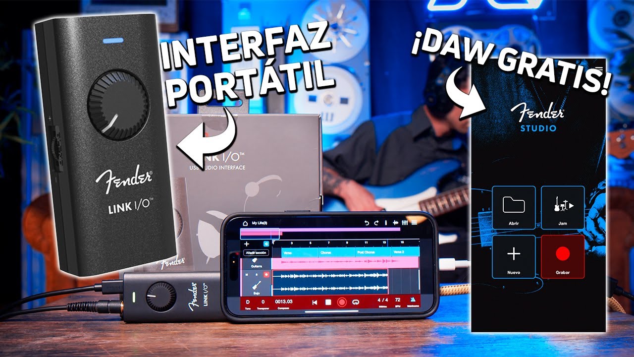 Así suena la interfaz PORTÁTIL de Fender + su DAW GRATUITO | Alfasoni