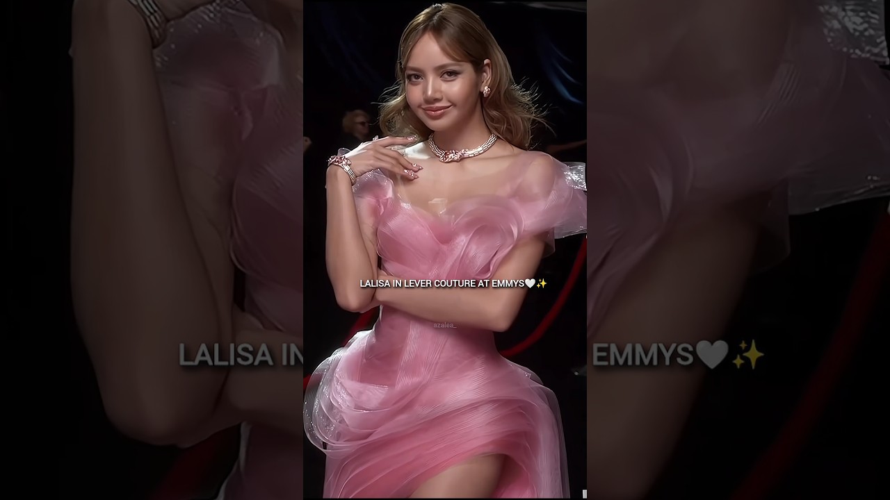 who nailed in it?cotton candy dress 💗🫣#fashion #lalisa #fyp #trending #emmyawards
