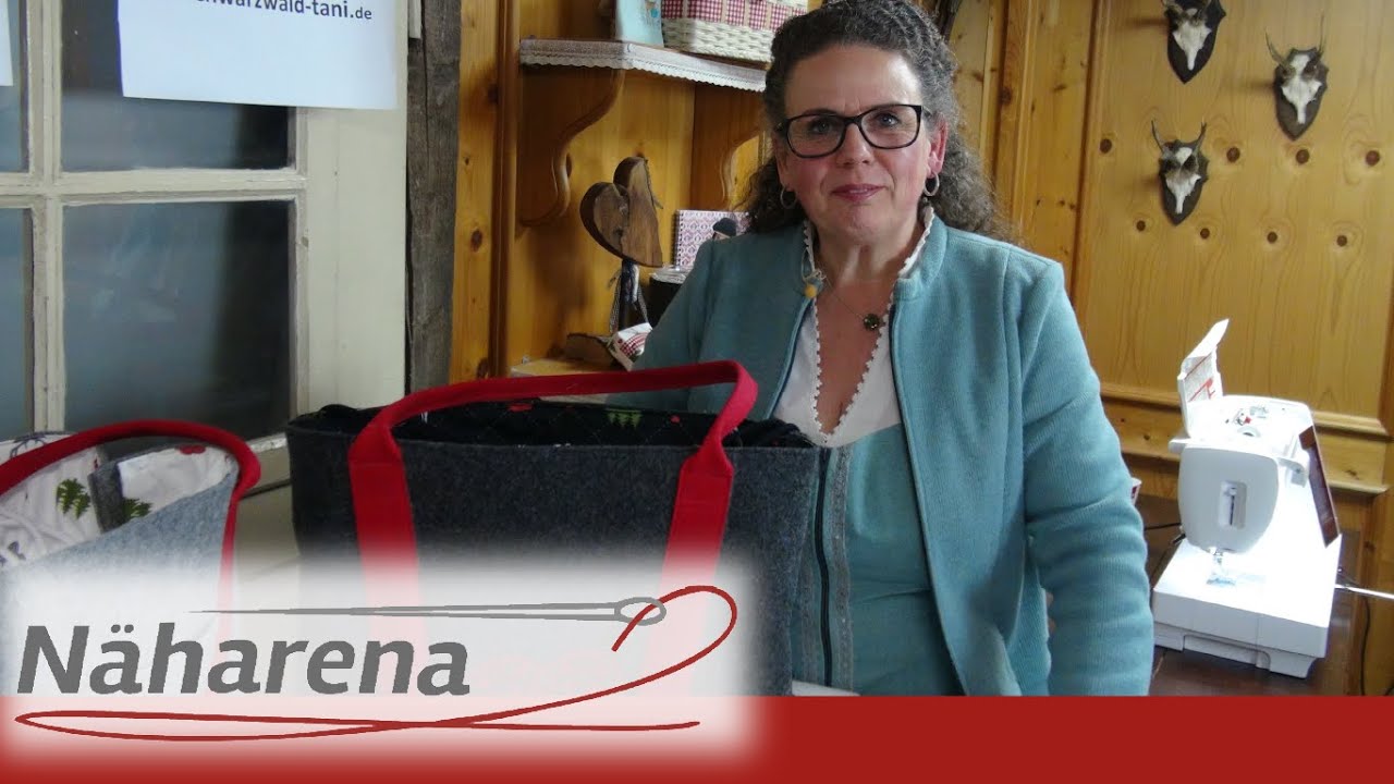 DIY Filztasche Franzi einfach selbst nähen | ELNA 770