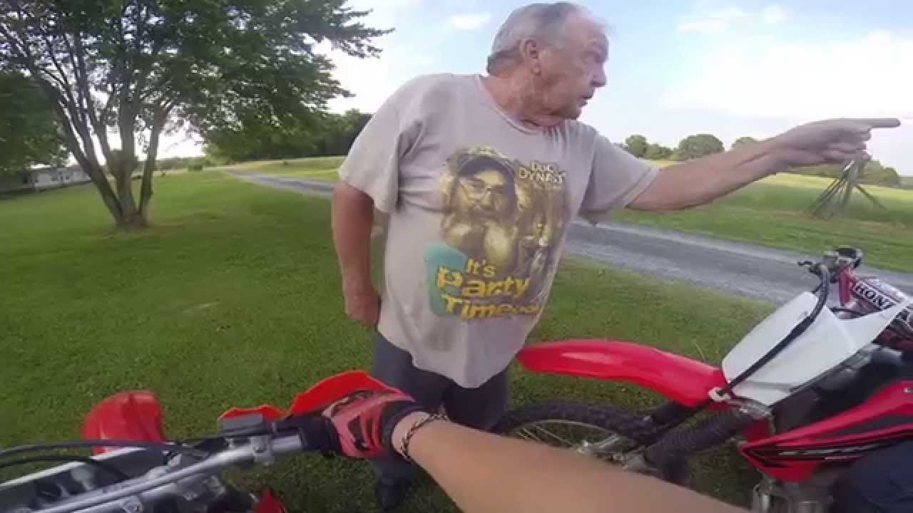 Old Man Threatening Dirtbike Rider's (Episode - 7)