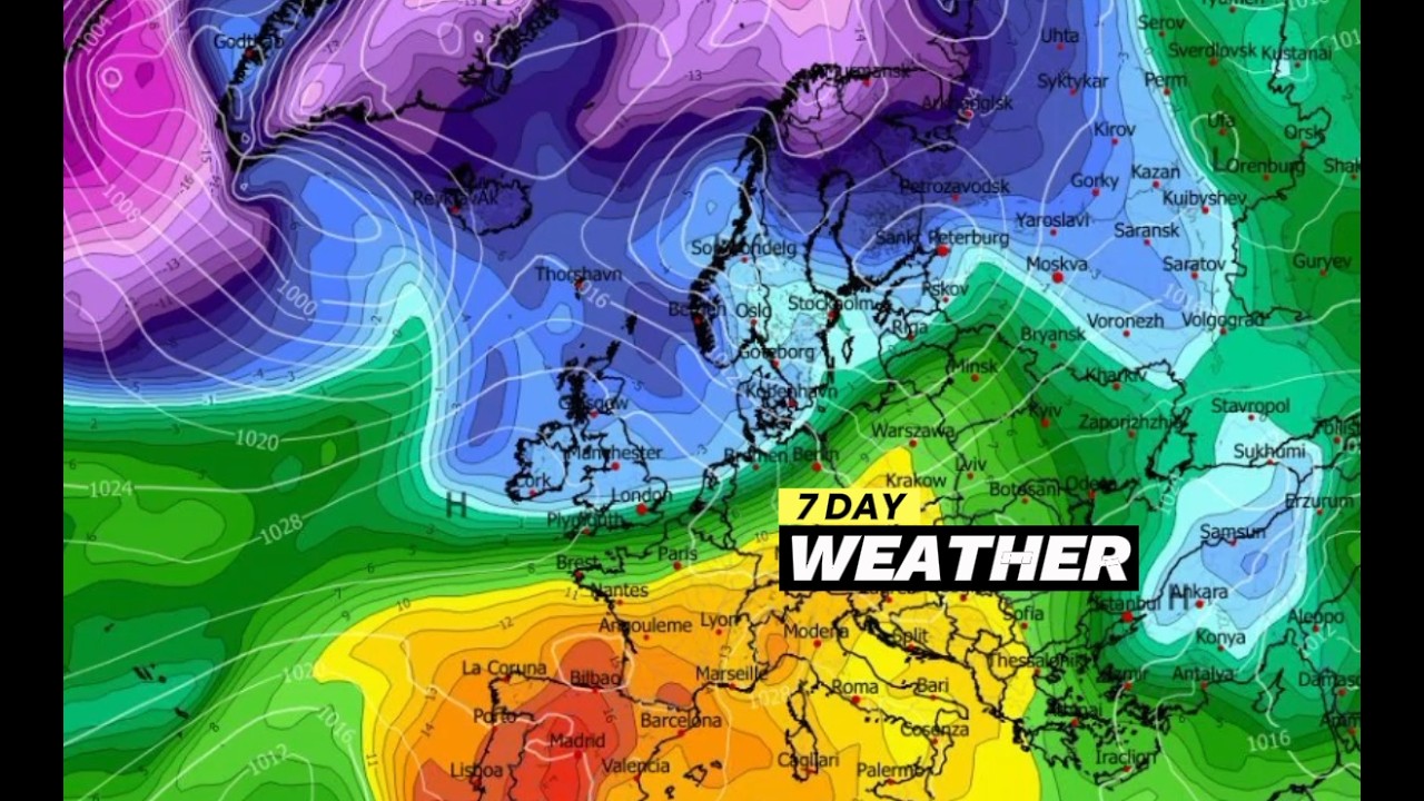 European Weather | GFS Model in 850 hPa April 10, 2026 l Europe Temperature