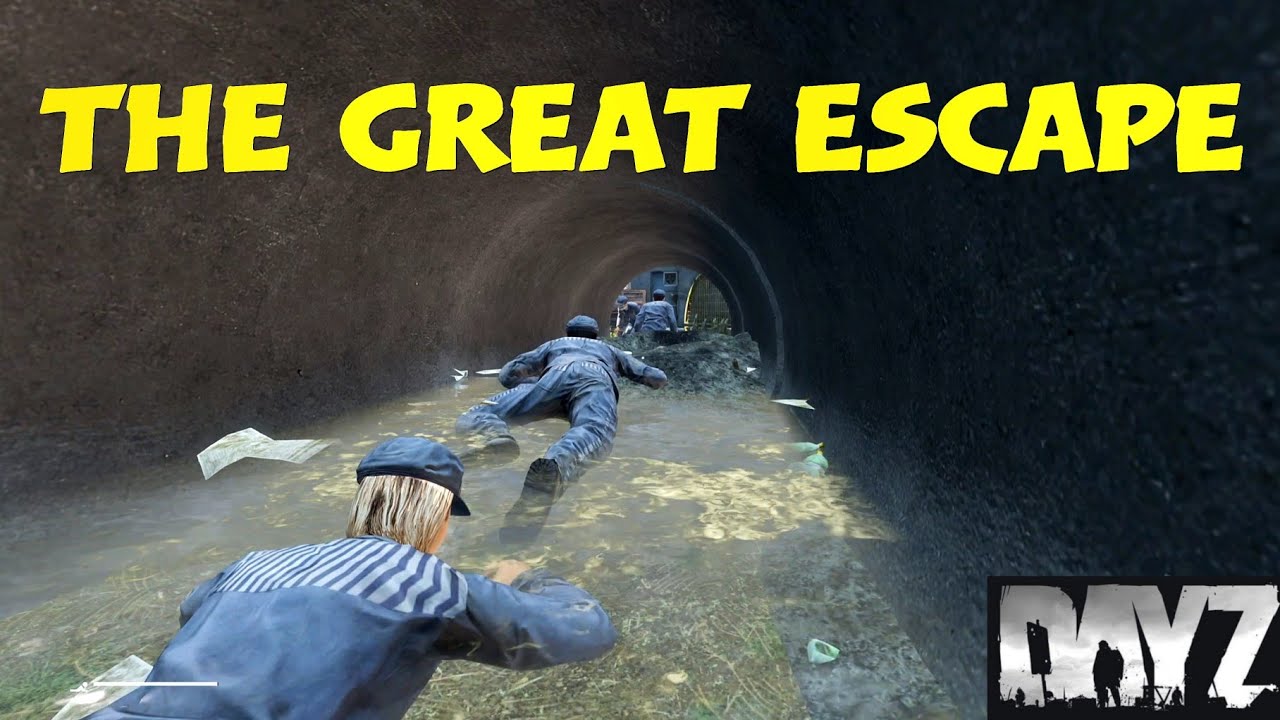 The Great Escape - DayZ Prison Server : We Escaped!