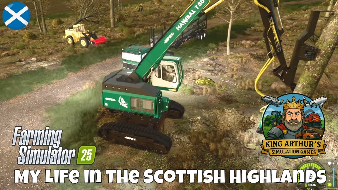 Logging In the Highlands | Kinleig Episode 7 | Farming Simulator 25