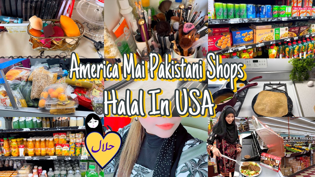 Halal Food In USA || America Mai Pakistani Grocery || Aj Gari Mai Change Karwana Para || #usa #halal