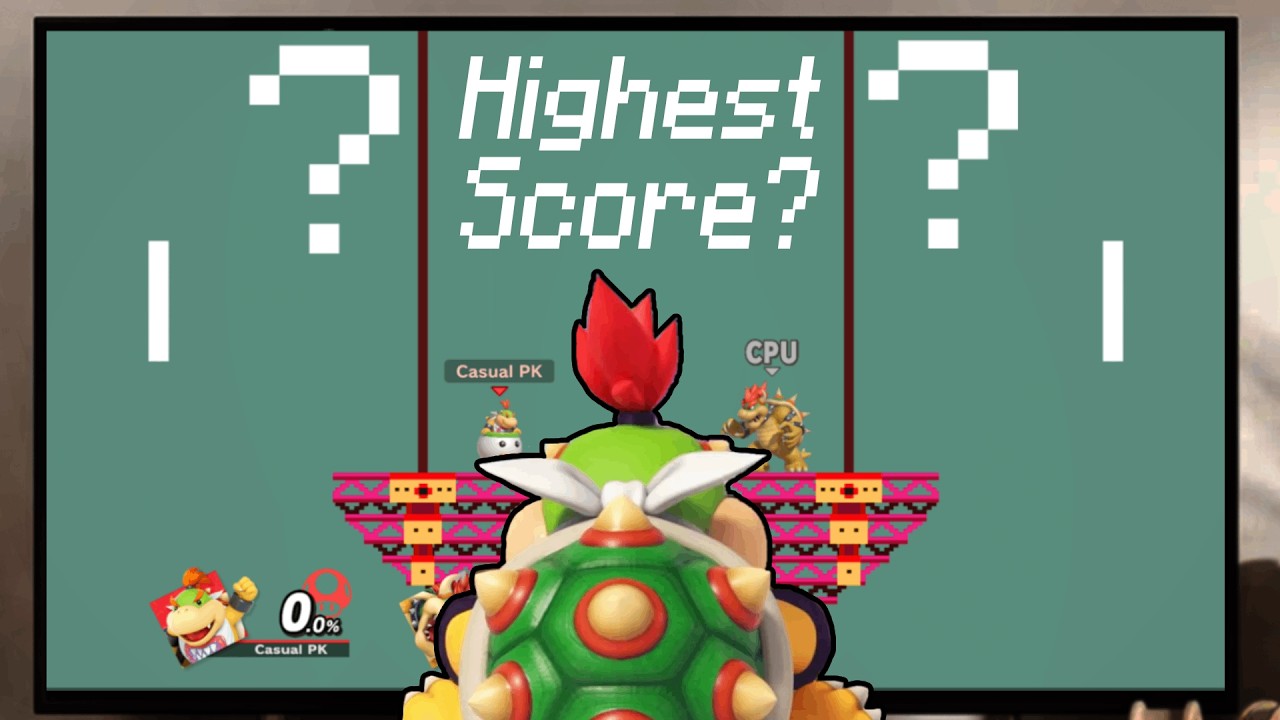 The Highest PONG Score you can get in Smash