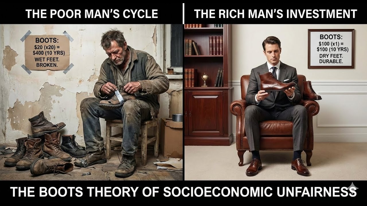 The Boots Theory of Socioeconomic Unfairness - Cost More to be Poor