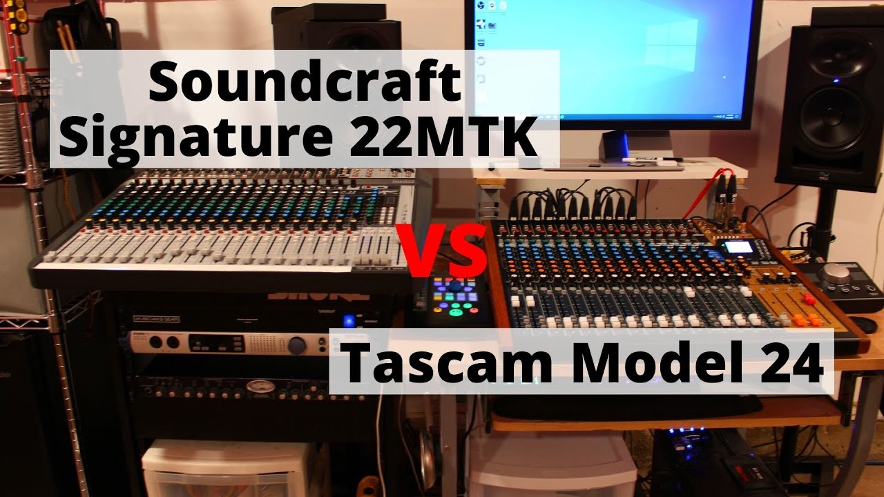 Switching TO Tascam Model 24 FROM Soundcraft Signature 22MTK