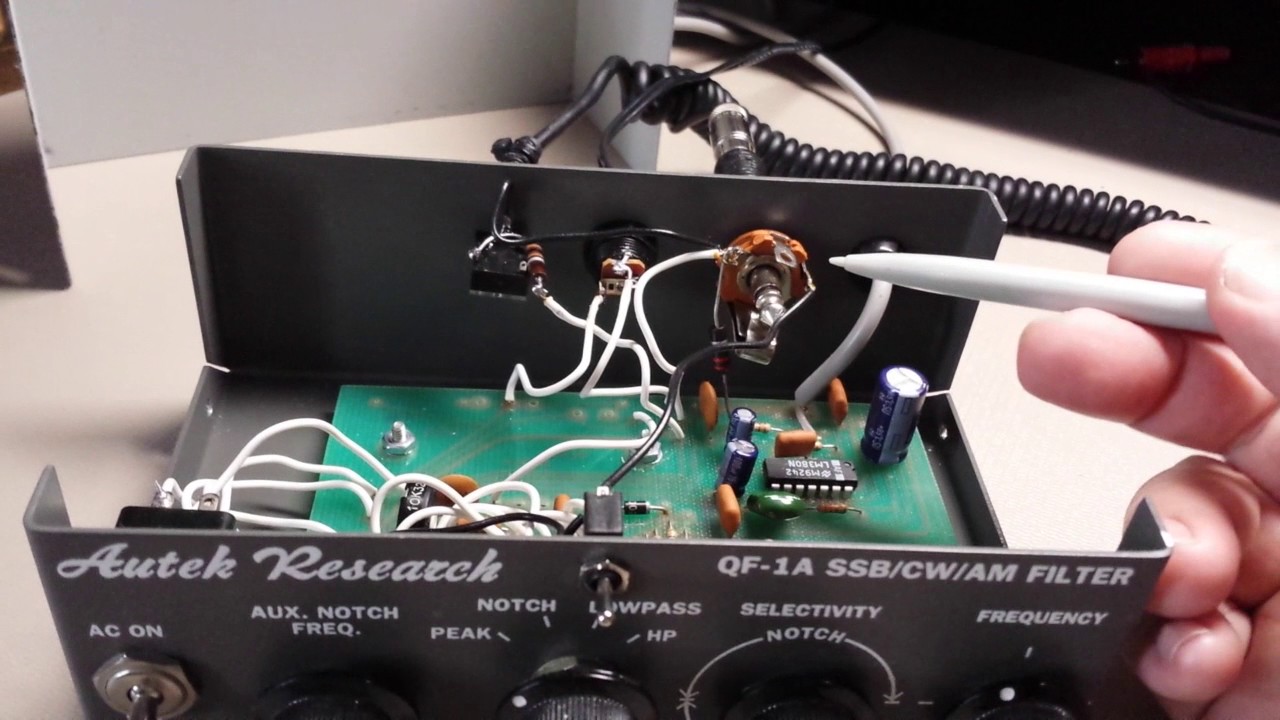 Autek QF1A Modification for Audio Level