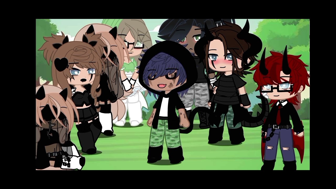 Girls🩷 vs Boys🩵 singing battle. #gacha #gcmm #gachaclub