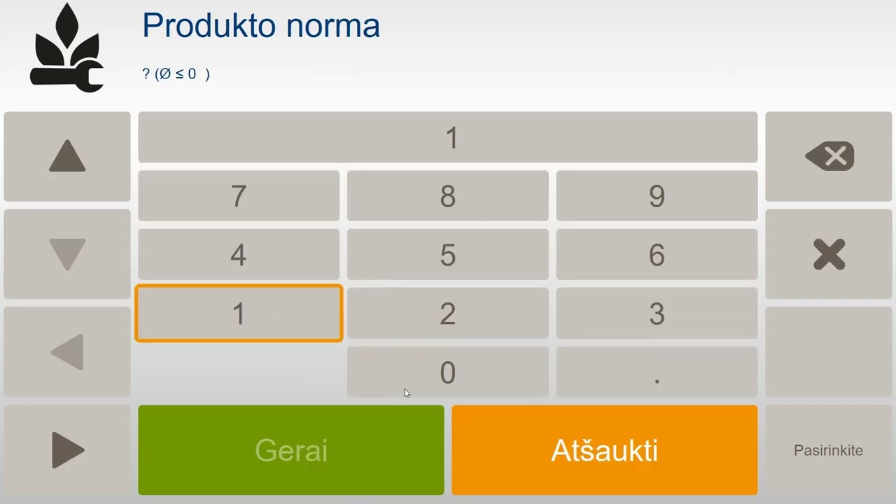 AUGALŲ APSAUGOS PRODUKTŲ PURŠKIMAS SU YARA N Sensor ALS 2 VERSIJA 4 5