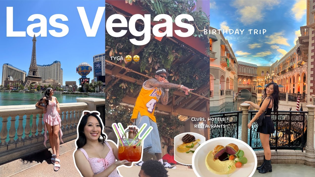 Las Vegas Vlog | TAO Beach Club, Hell's Kitchen, Exploring Hotels & More