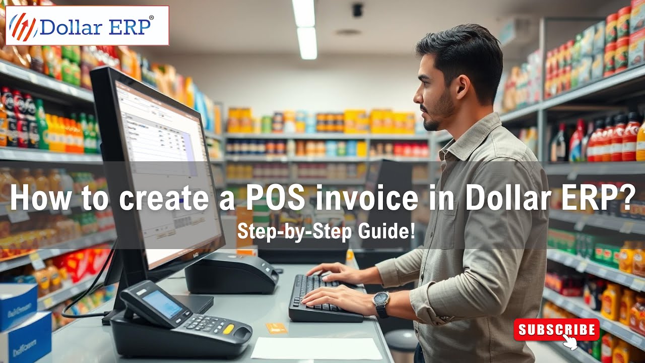 How to Create a POS Invoice in Dollar ERP? | Step by Step Tutorial |