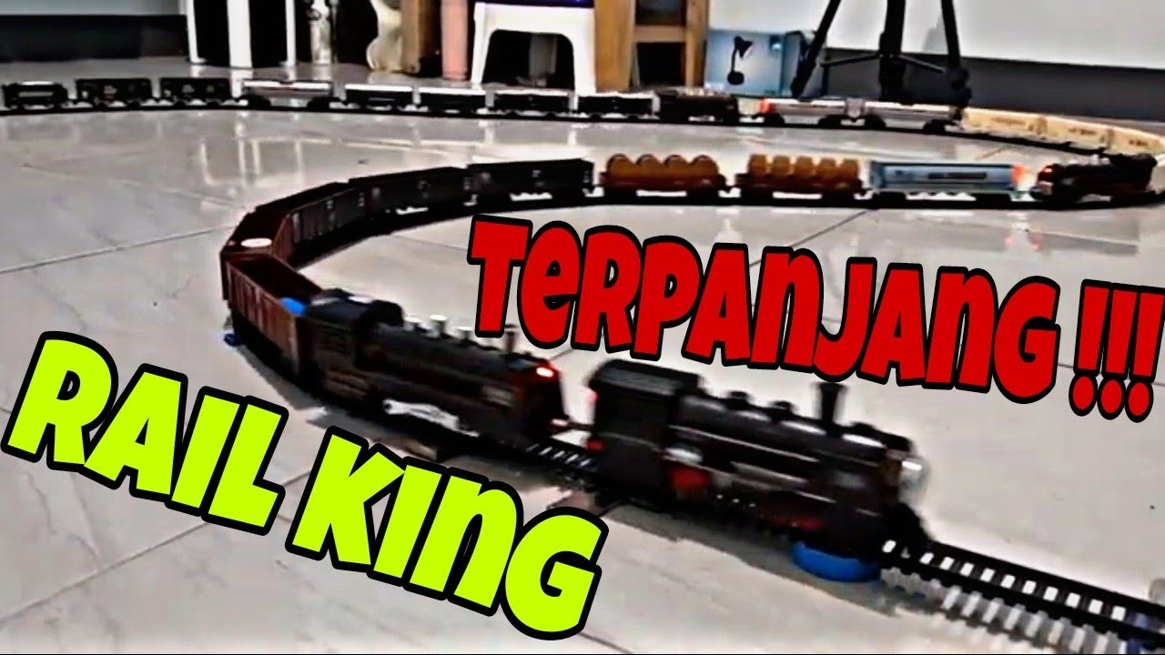 KERETA API RAIL KING TERPANJANG !!! #train #railking #keretaapi #miniature 