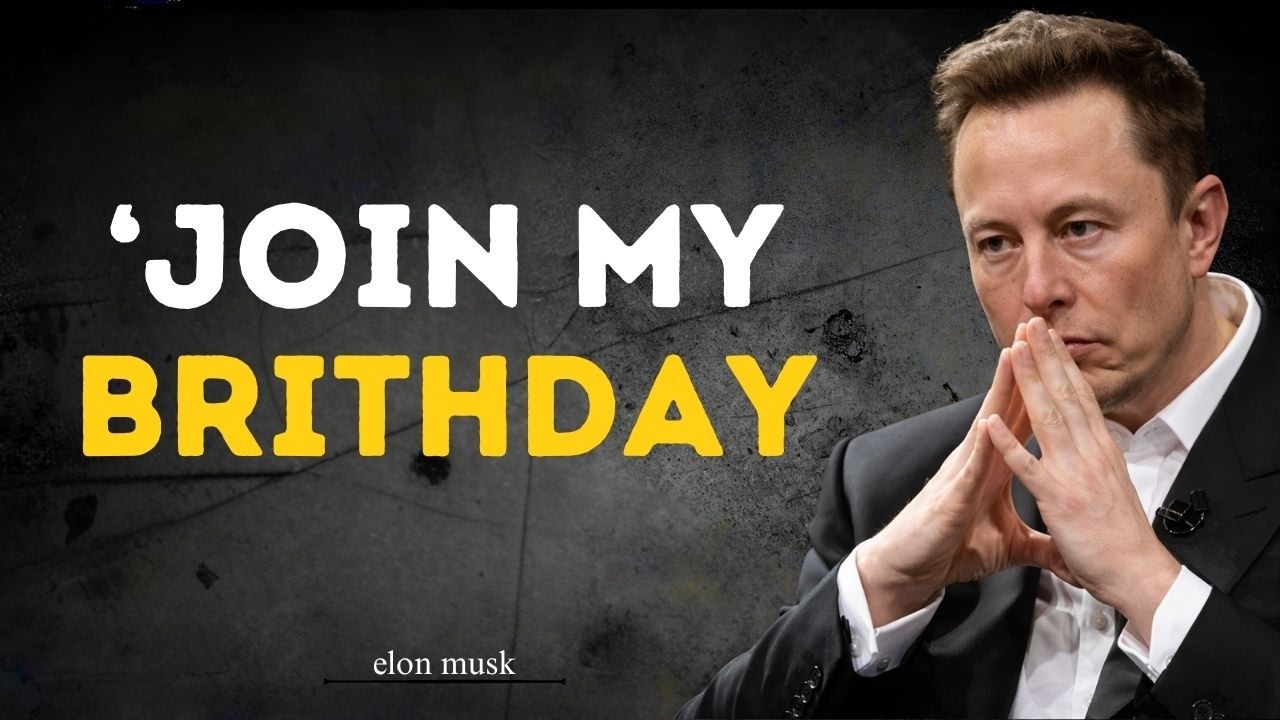 Elon Musk's Personal Birthday Invite to You&hellip; Don't Ignore This 😳🎉
