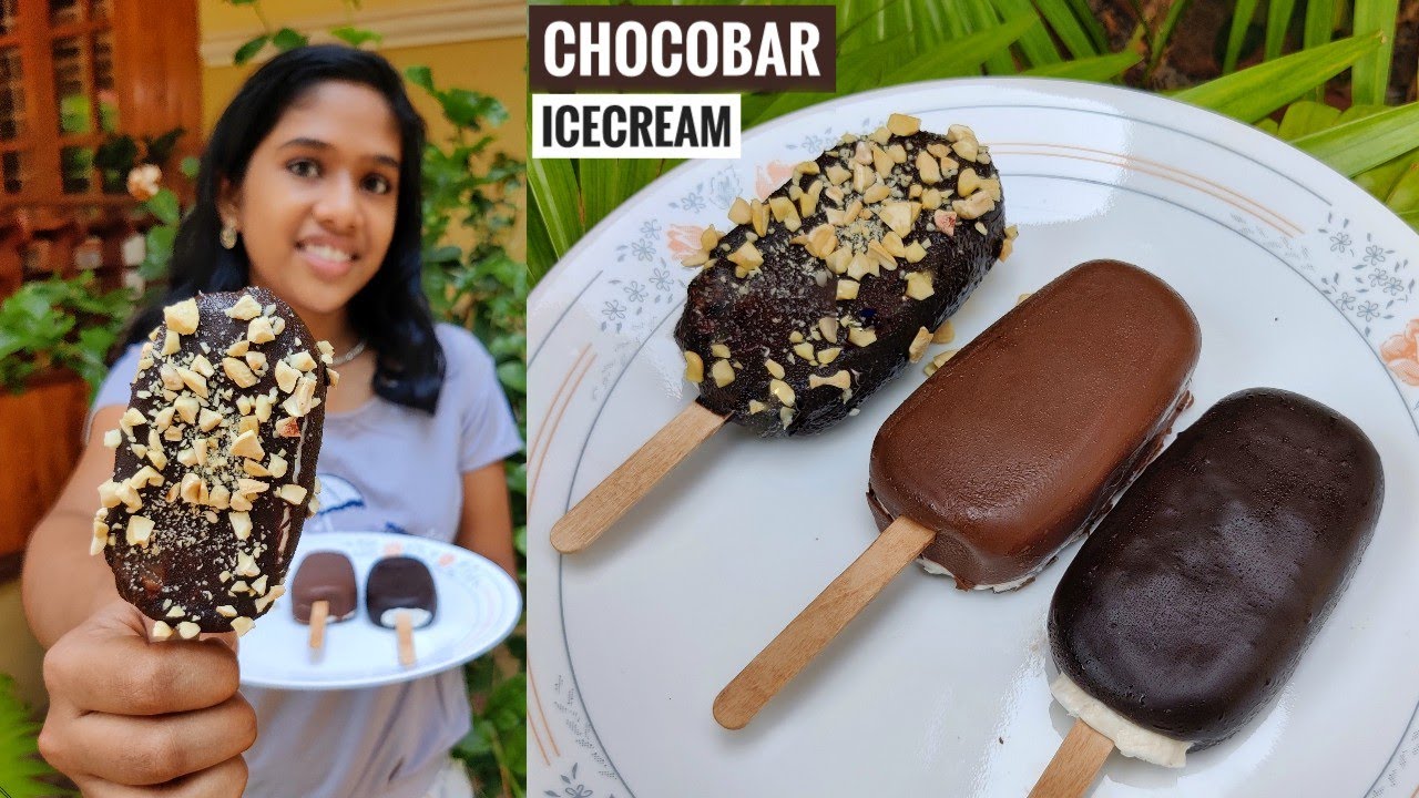 Chocobar Ice Cream 😋 | വെറും 2 Ingredients കൊണ്ട് Choco Bar ഐസ്ക്രീം | Chocobar Ice Cream Recipe