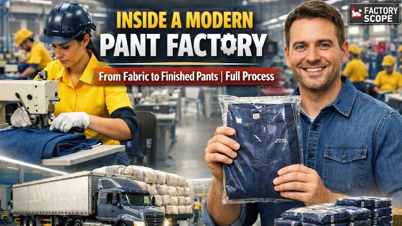 How Pants Are Made in Factory &ndash; Complete Manufacturing Process