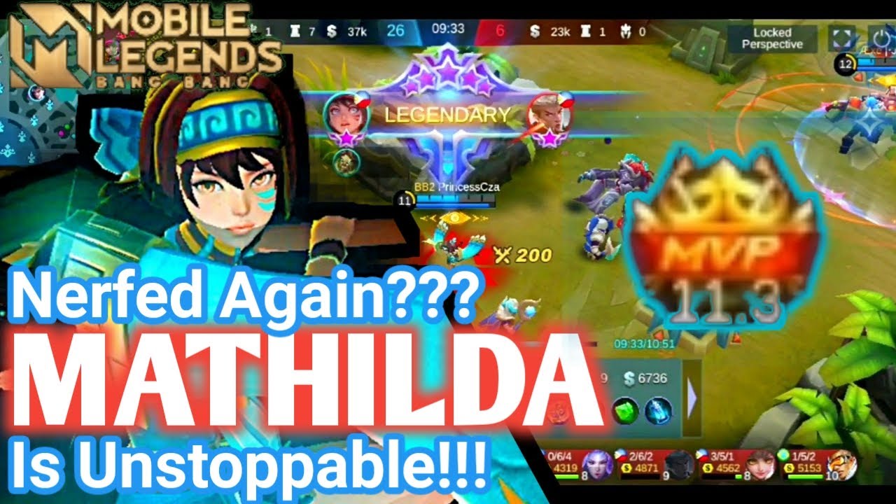 MATHILDA is Unstoppable even After So Many Nerfs | Mathilda Gameplay | Mathilda Rotation | MLBB