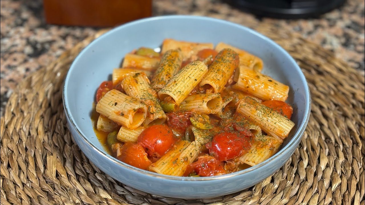 Pasta mediterránea con atún fácil y deliciosa | Las Recetas de Susana @lasrecetasdesusana