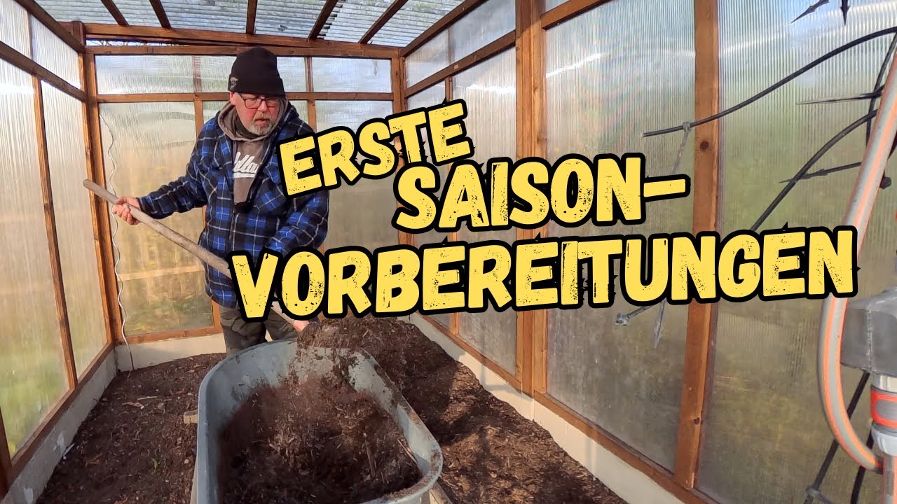 Erste Saisonvorbereitungen im Garten