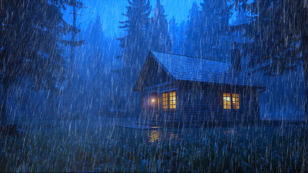 Rain Sounds for Sleeping 24/7 - Rain & Thunder for Anxiety Relief & Calm Mind