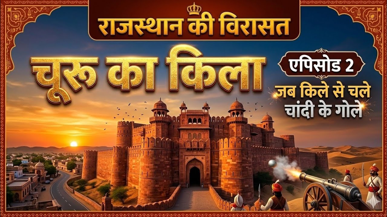 दुनिया का इकलौता किला जिसने दुश्मनों पर दागे 'चांदी के गोले'|Churu Fort  Ep-2 #history #rpsc #rsmssb