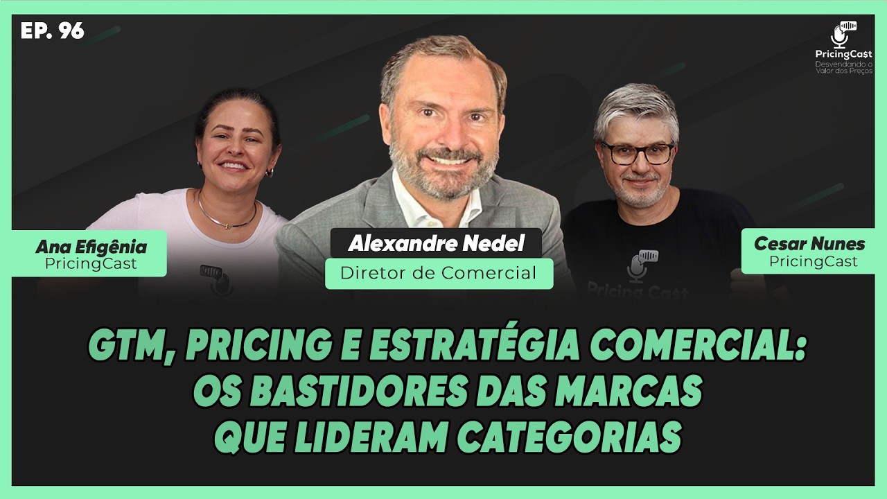 Bastidores de Marcas que Lideram Categorias: GTM, Pricing e Estratégia Comercial | PricingCast #96