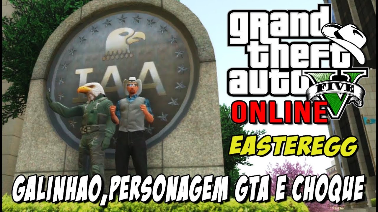 GTA 5 Online - Easteregg Personagem de GTA, galinhão e Choque insano