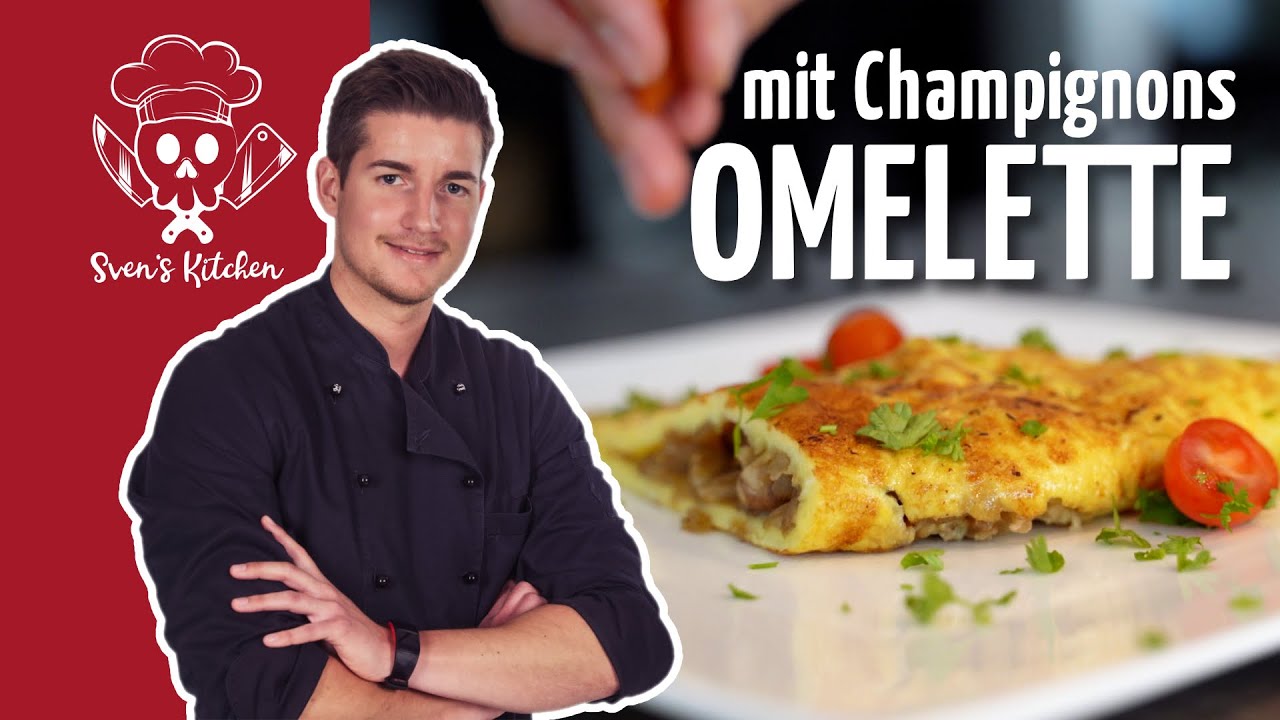 Omelette machen mit Champignons Rezept