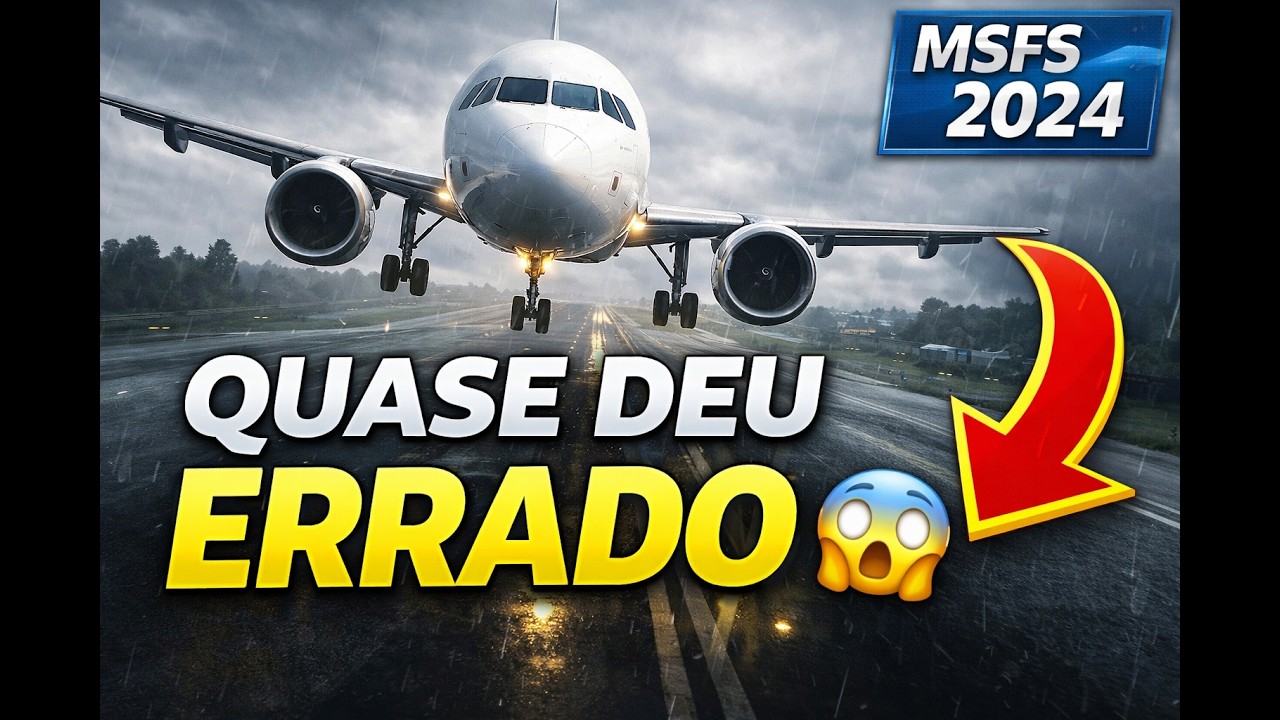 Esse voo da LATAM quase deu errado… | MSFS 2024 REALISTA