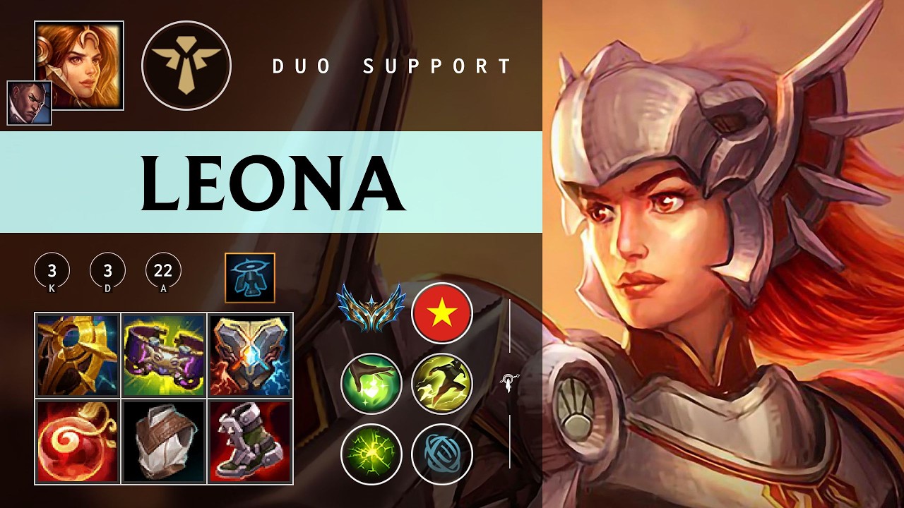 Leona Support vs Ashe - VN Challenger Patch 26.04