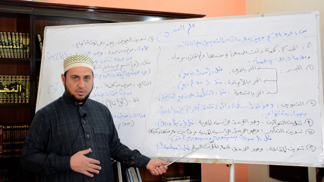 (علامات الاسم) شرح ابن عقيل المرحلة الأولى  د. فتحي مولان