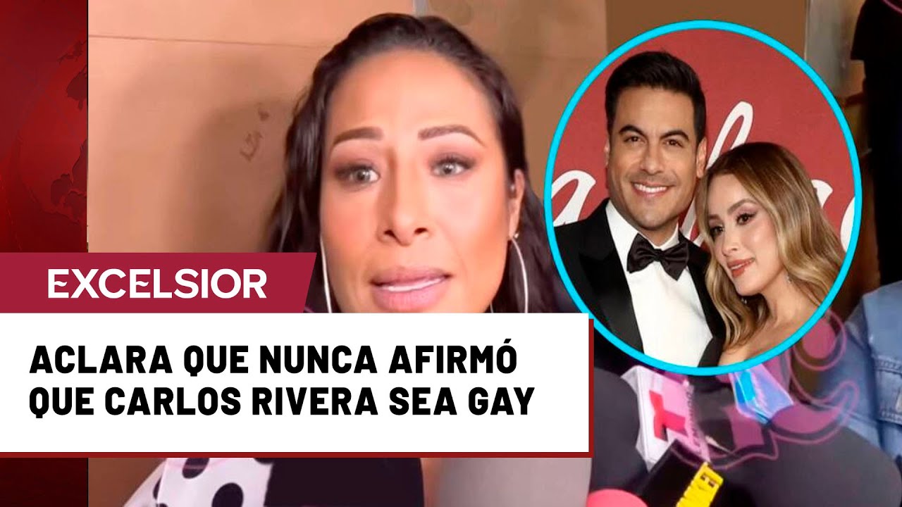 Toñita niega haber dicho que Carlos Rivera sea gay