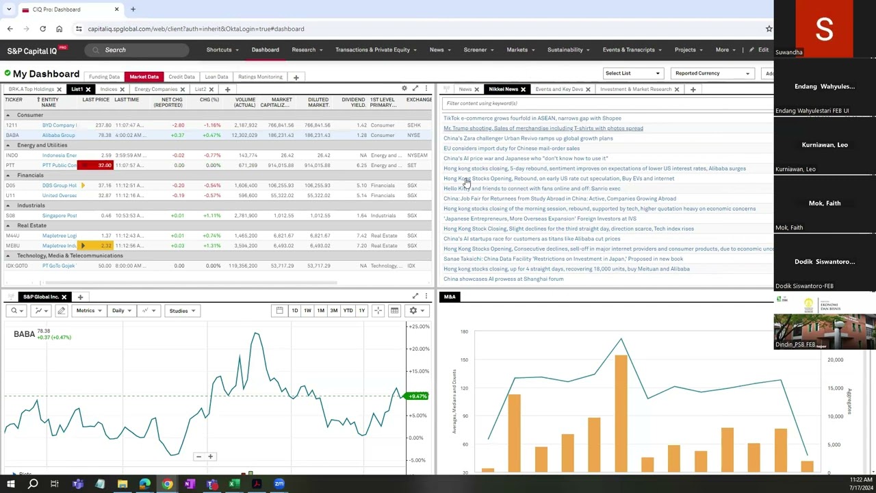Pelatihan PSB FEB UI : Online Data - CAPITAL IQ (Pro) Platform & COMPUSTAT FINANCIALS VIA CAPITAL IQ